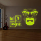 Custom Glowing Vinyl Wall Decal - Customised Glow in Dark Ceiling Sticker - Decords