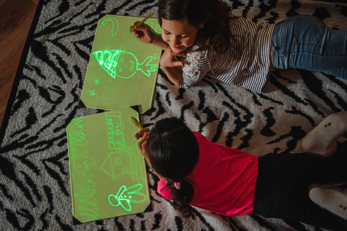Big Size Illuminate Light Drawing Board In Dark Kids Paint Toy DIY  Educaitonal