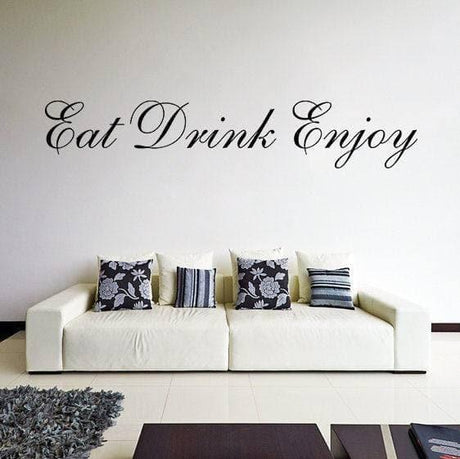Kitchen Inspirational Quote Decal - Elegant Vinyl Wall Sticker - Decords