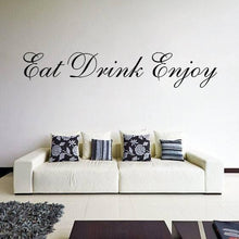 Load image into Gallery viewer, Kitchen Inspirational Quote Decal - Elegant Vinyl Wall Sticker - Decords
