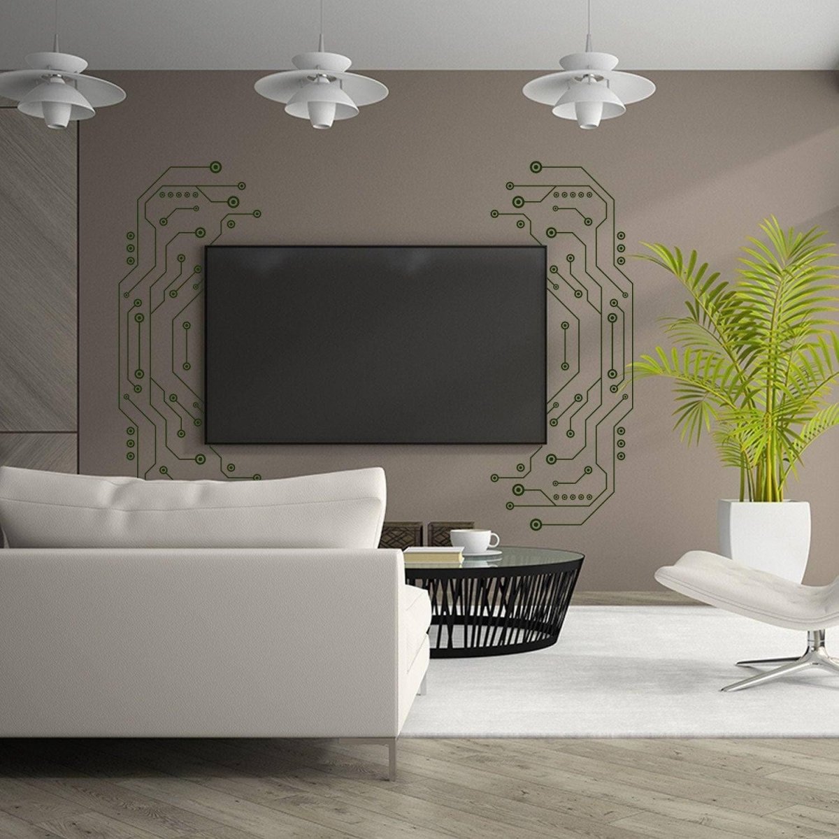 Large Vinyl Decals for TV Wall Décor - Transform Your Space with Style - Decords