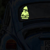 Luminescent Baby On Board Car Sticker - Decords