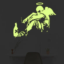 Load image into Gallery viewer, Luminescent Guardian Angel Wall Decal - Decords
