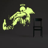 Luminescent Guardian Angel Wall Decal - Decords
