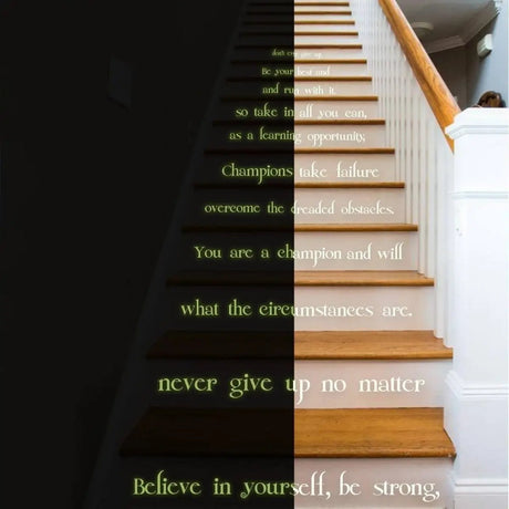 Luminescent Inspiration Stair Decal - Decords