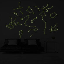 Load image into Gallery viewer, Luminescent Starry Sky Ceiling Decal - Transform Your Space with Glowing Constellations - Decords
